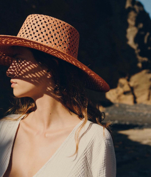 Straw Hat By Topped Hats