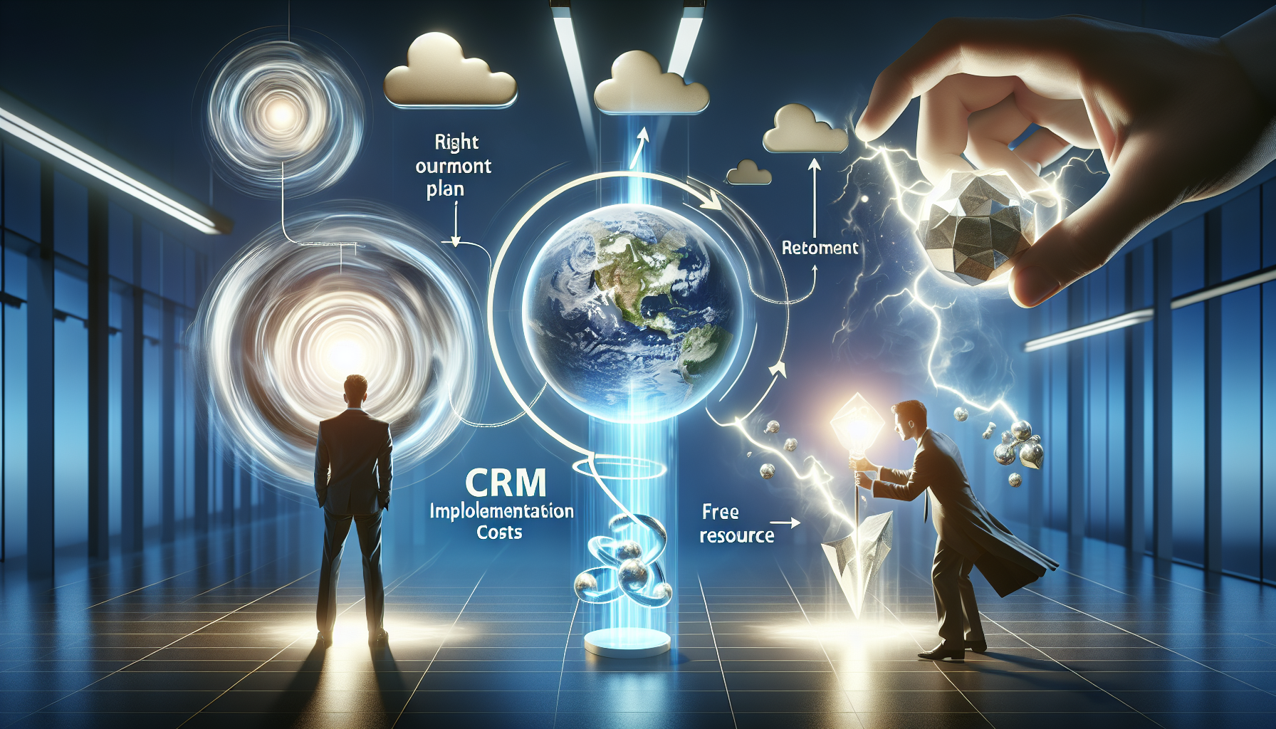 Illustration of reducing CRM implementation costs