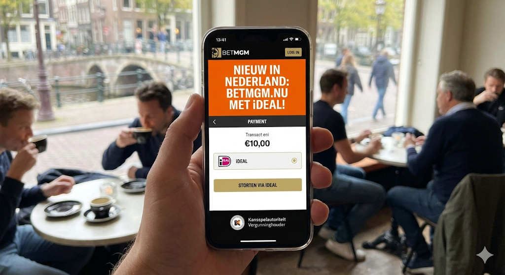 BetMGM met iDEAL in Nederland – directe storting van €10 via iDEAL als populaire online betaalmethode, met snelle transacties, veilige bankkoppeling en ondersteuning door legale aanbieders onder toezicht van de Nederlandse Kansspelautoriteit.