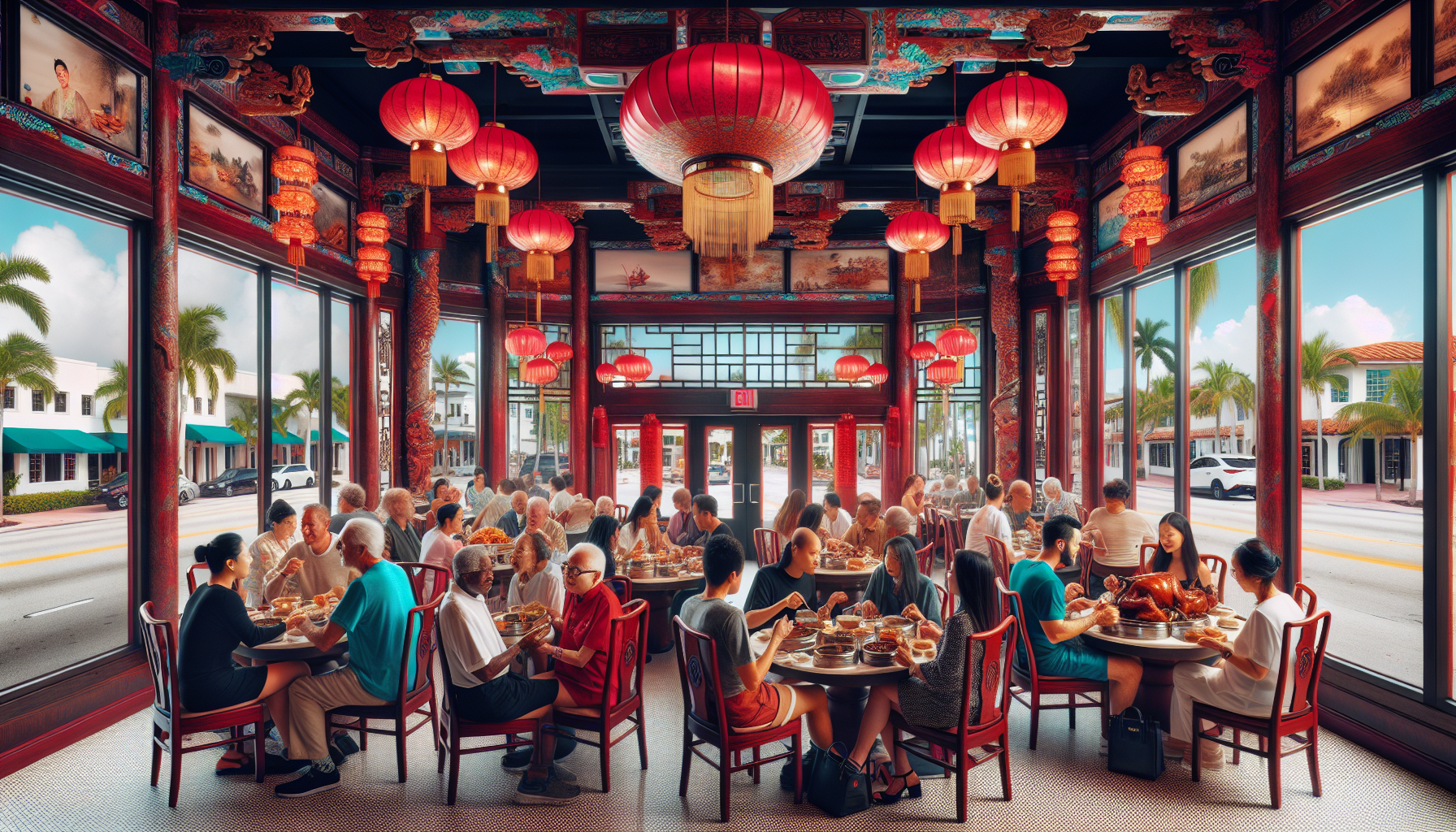 A vibrant Chinese restaurant in Fort Lauderdale