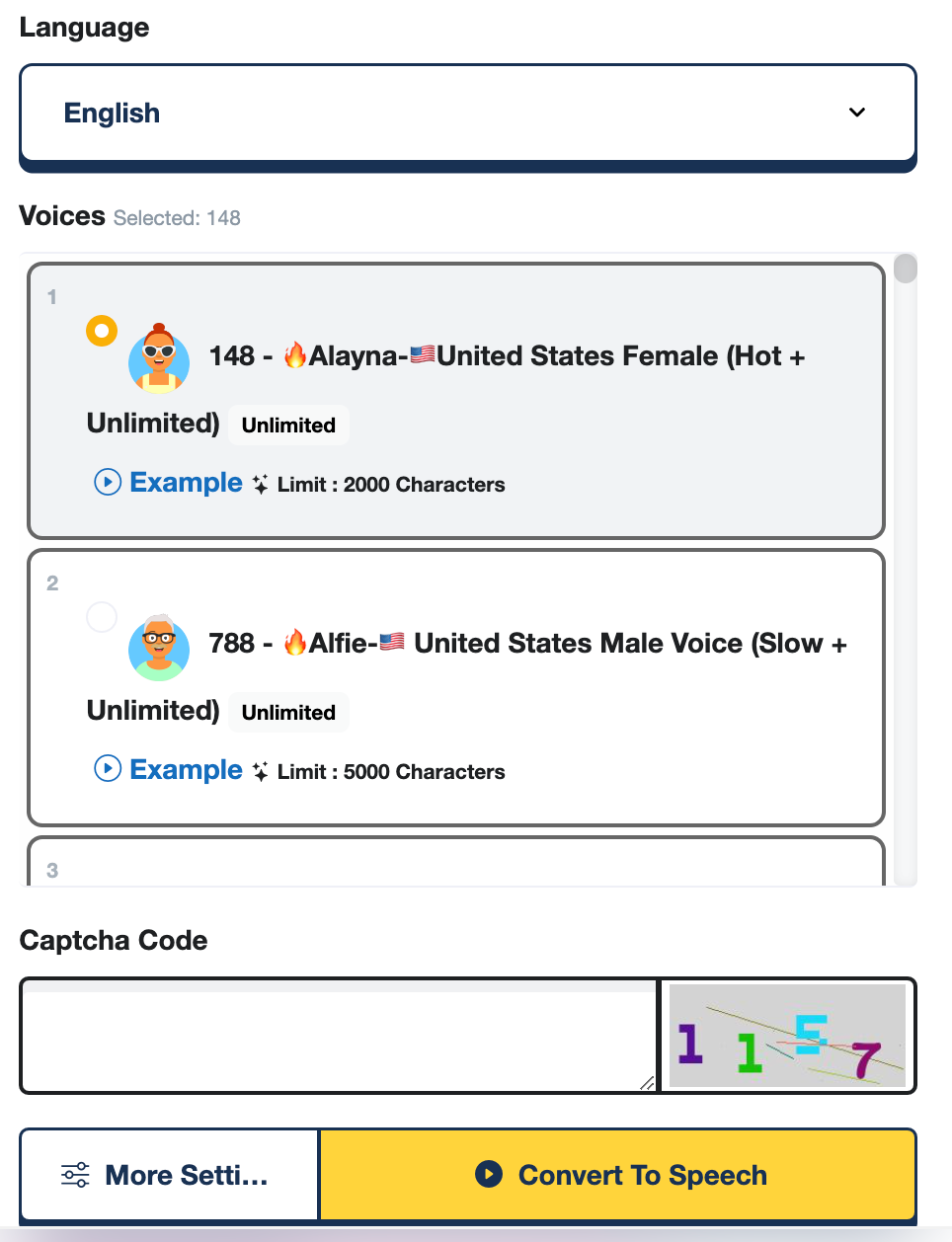 TTSmaker homepage