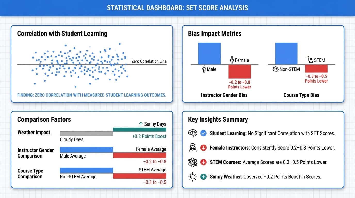 What Does the Data Say About the Reliability of Student Evaluations?