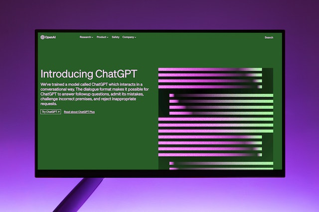 ChatGPT homepage