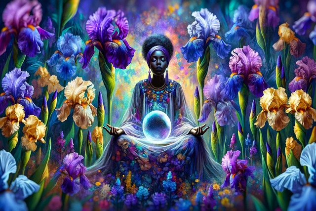 ai generated, woman, fortuneteller