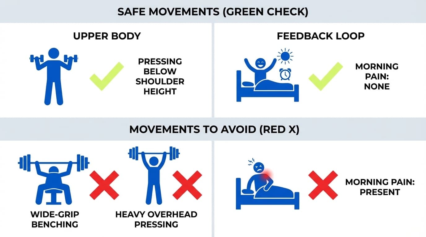Training With Morning Shoulder Pain Without Making It Worse