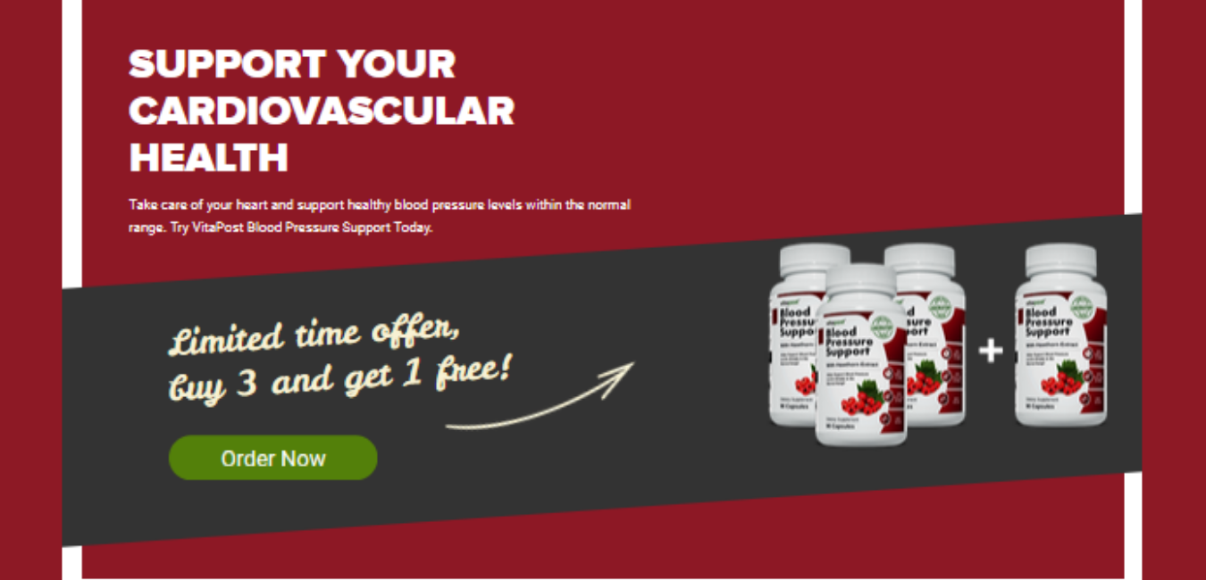 Blood Pressure Support Special Discount Offer