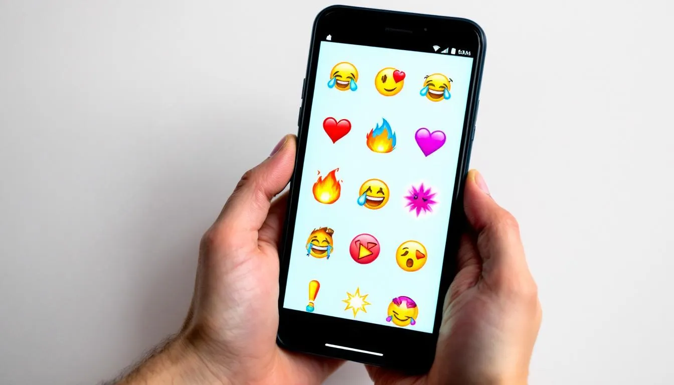 In the image, a colorful array of hidden TikTok emojis is displayed, including the angry emoji, happy tiktok emoji, and various secret emoji codes, all arranged in a visually engaging format. The vibrant icons represent a range of emotions, from extreme excitement to mischievous grins, showcasing TikTok's secret emojis and their hidden meanings.