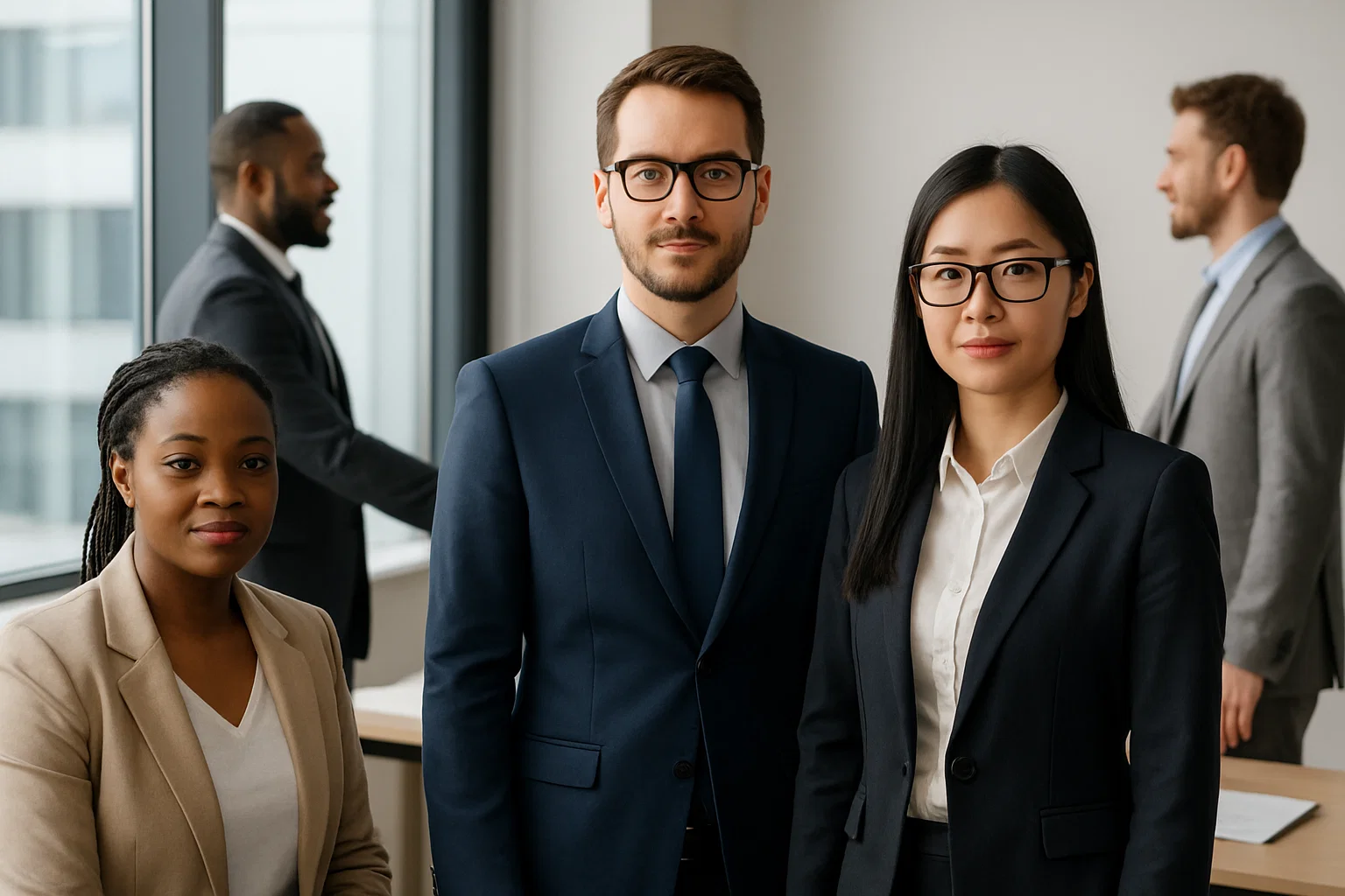 Inclusive workplace showing fair treatment and support for employees under financial stress.