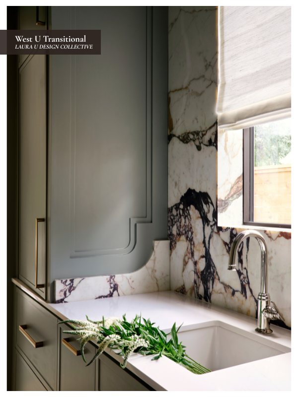 kitchen designed by Laura U Design Collective