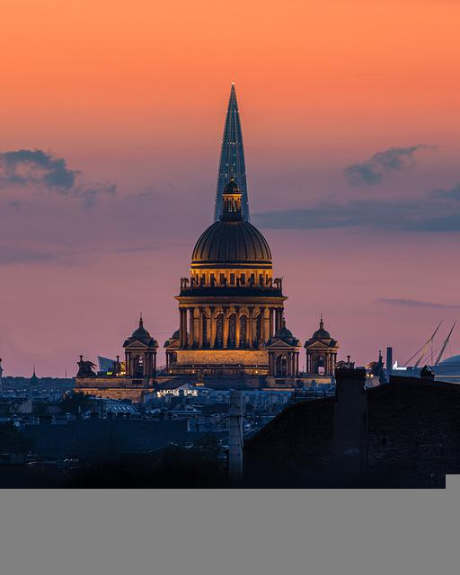 saint isaac cathedral, st petersburg, building