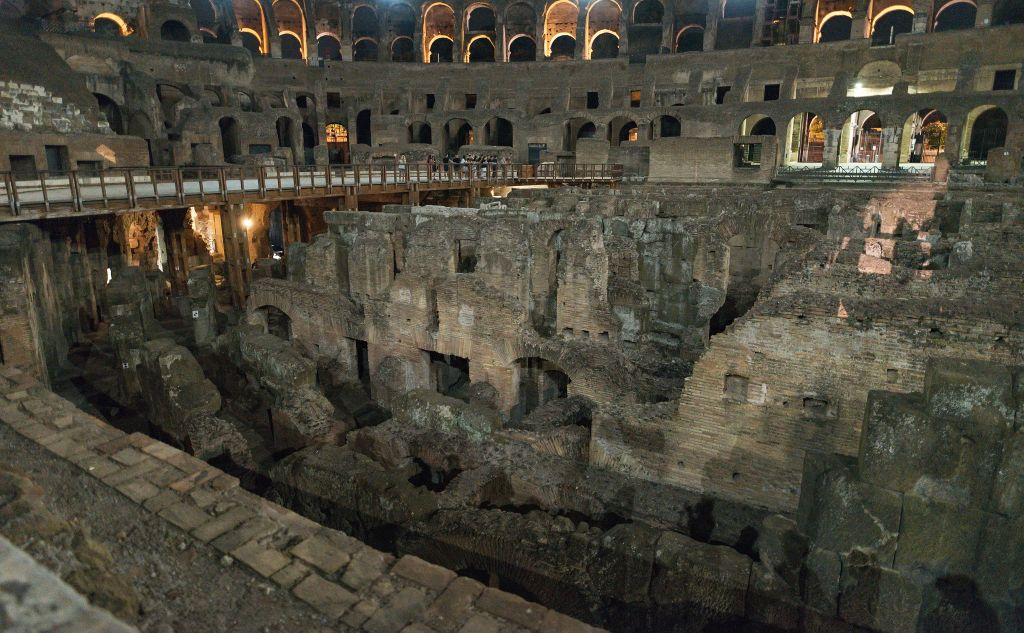 Colosseum at Night: pros & cons of best 3 tours with an unbeatable atmosphere 6 Hypogean (under the arena), Colosseum of Rome