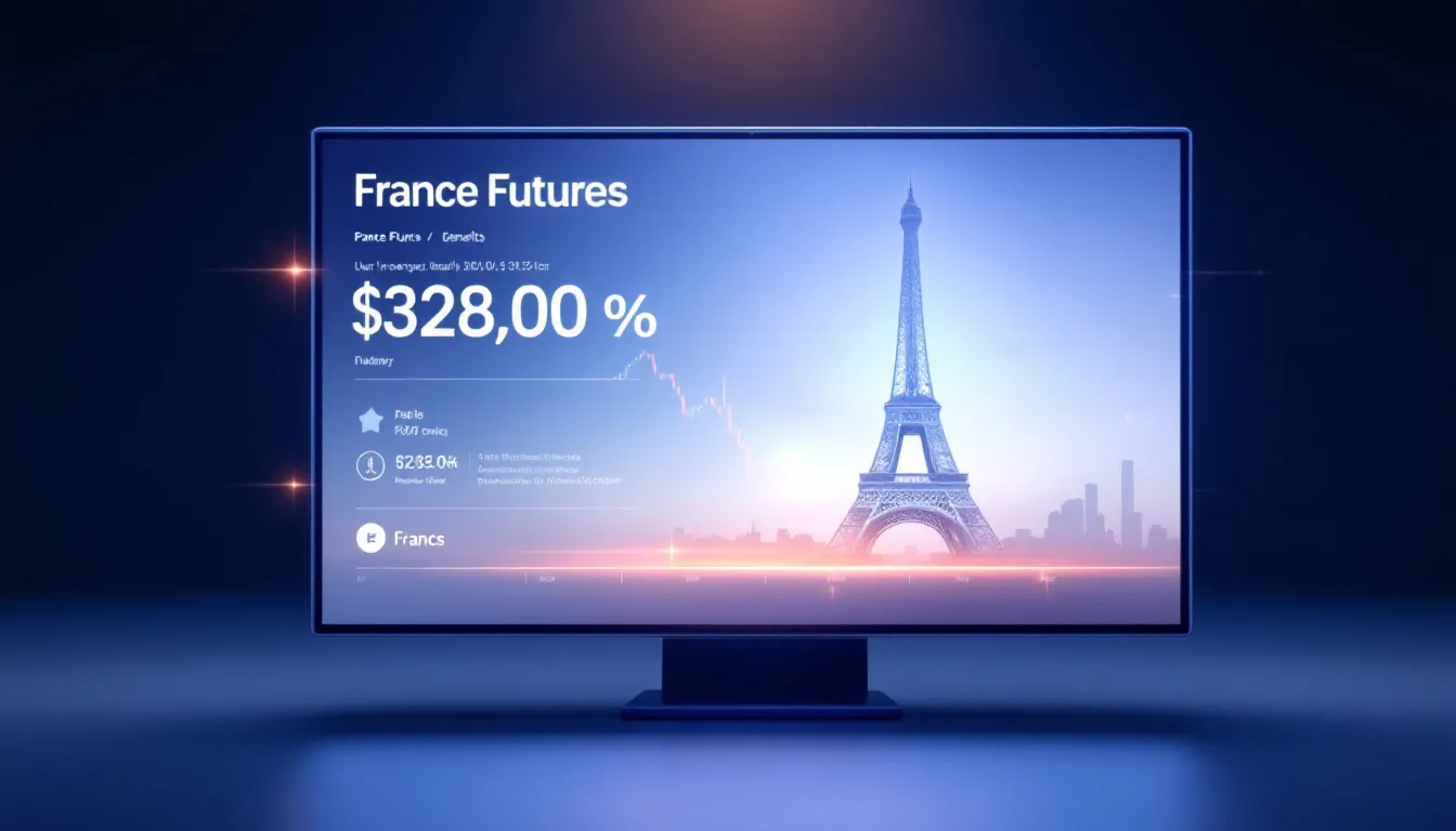 Benefits of trading France futures showcased visually.