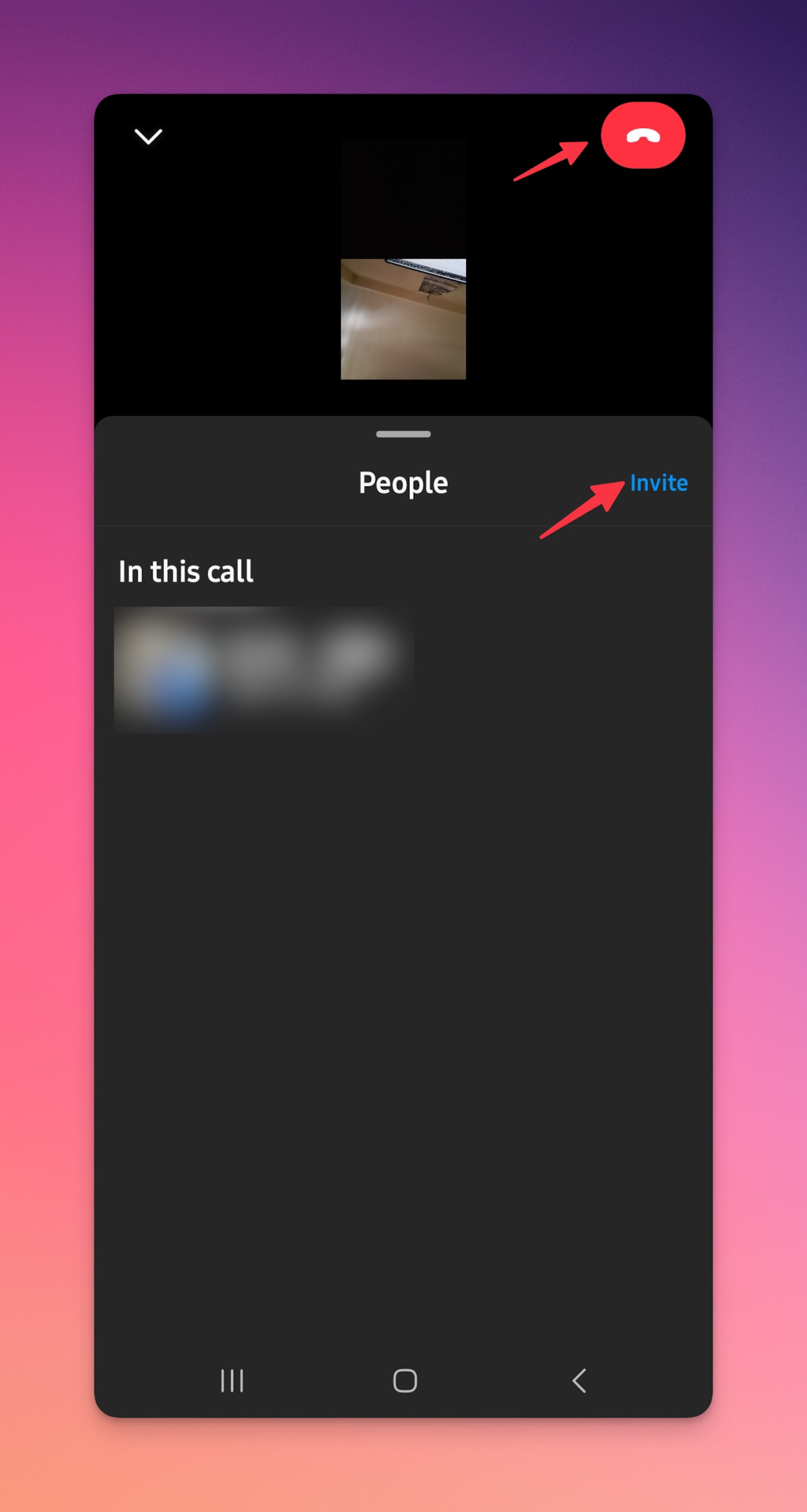 Remote.tools shows to tap on Invite button to add people to your video chat on Instagram