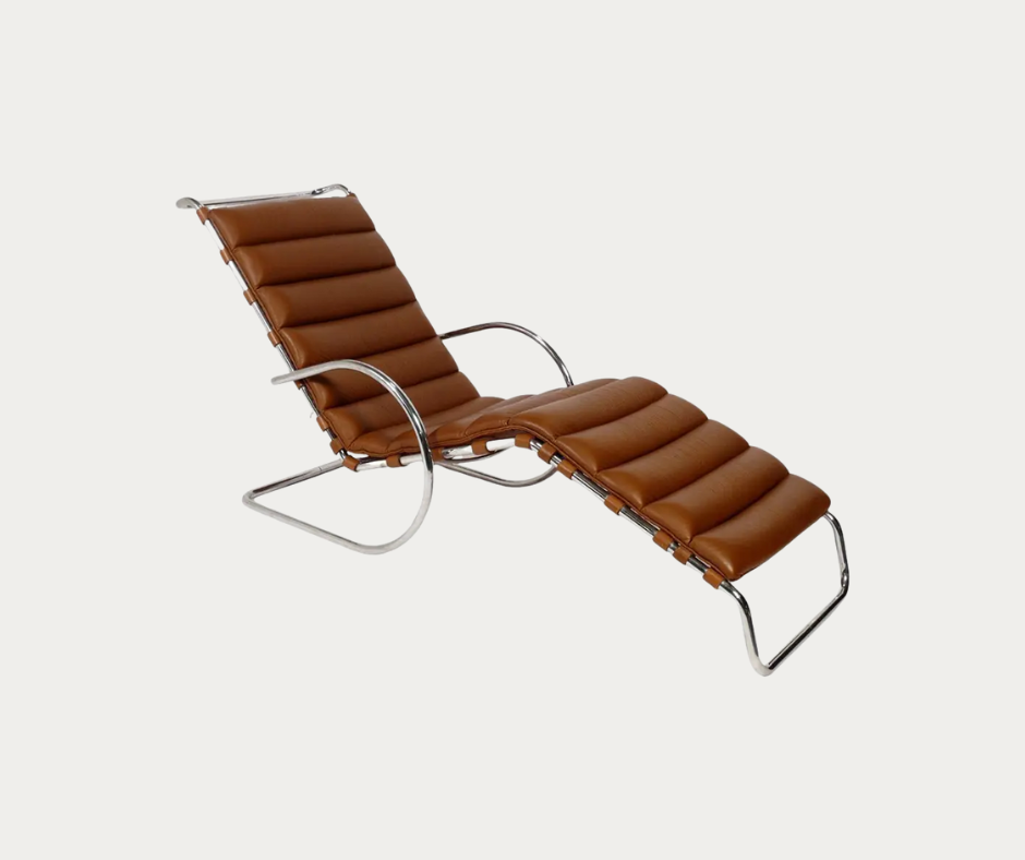 MR chaise, a piece of Bauhaus furniture