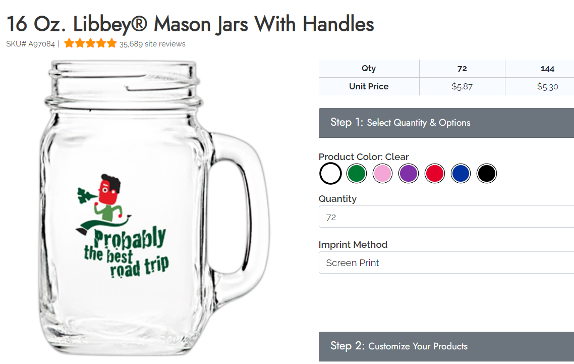 mason jars