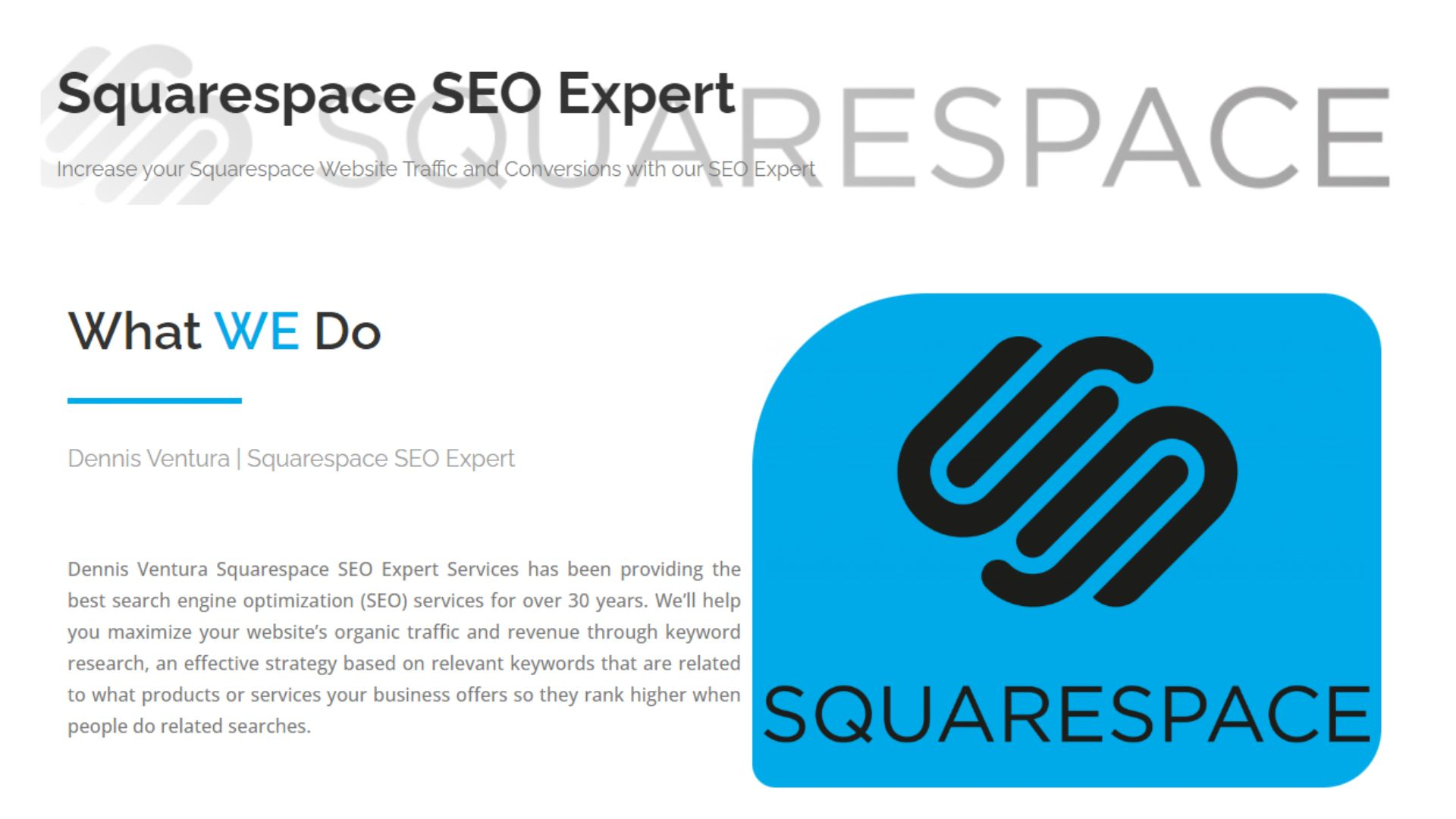 How To Do SEO With Squarespace SEO Expert?
