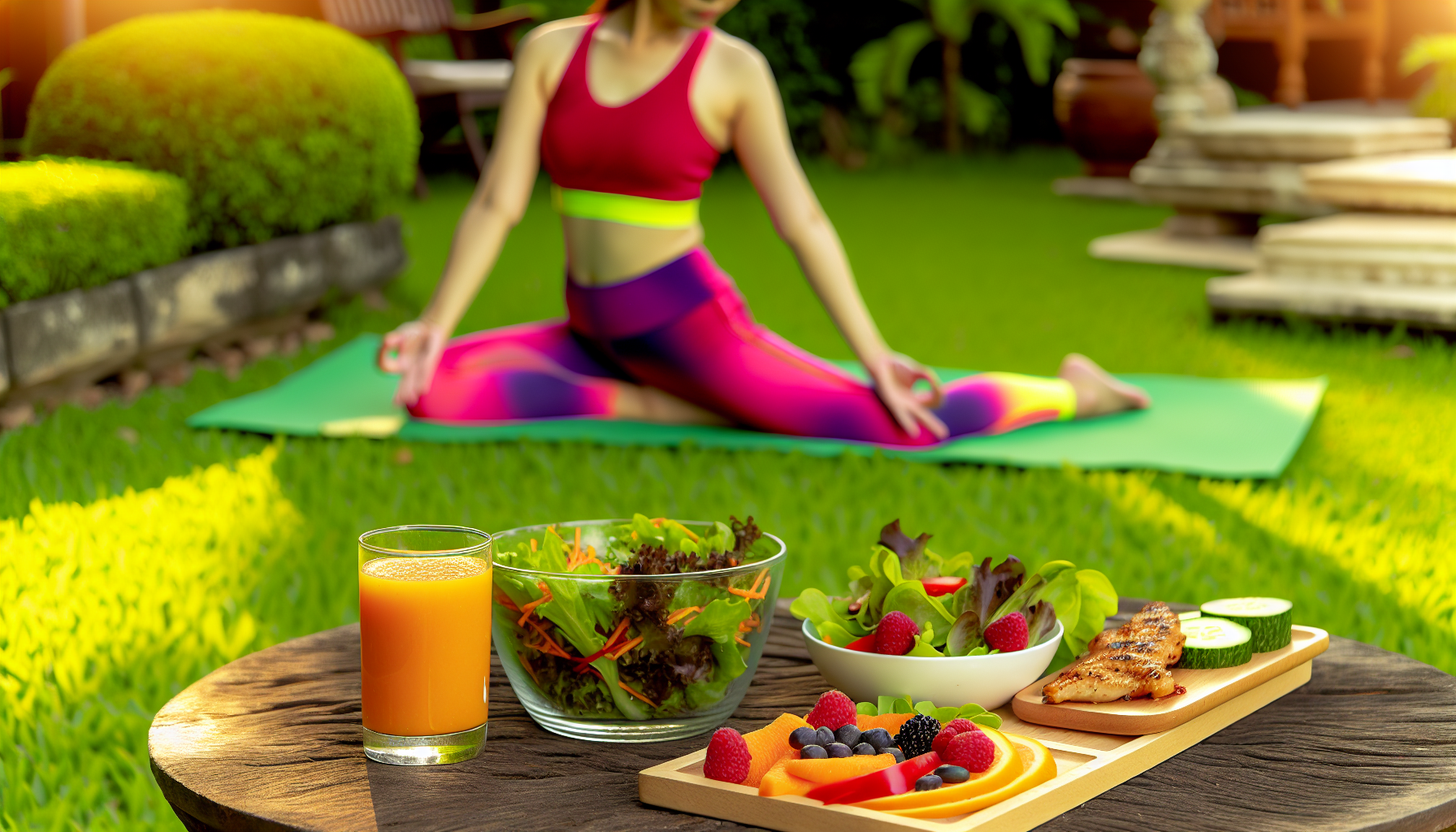 Photo of a person maintaining a healthy lifestyle