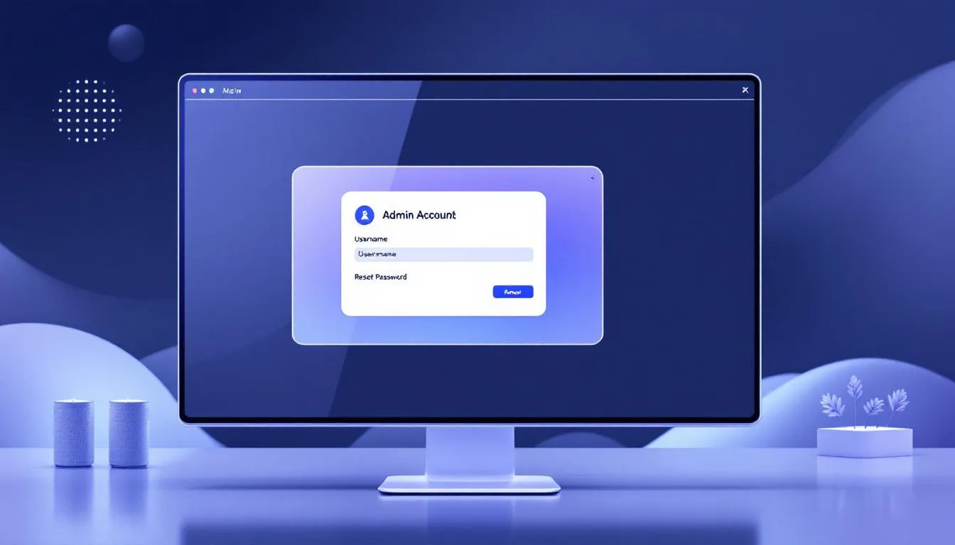Un compte administrateur utilis&eacute; pour r&eacute;initialiser le mot de passe d'un utilisateur.