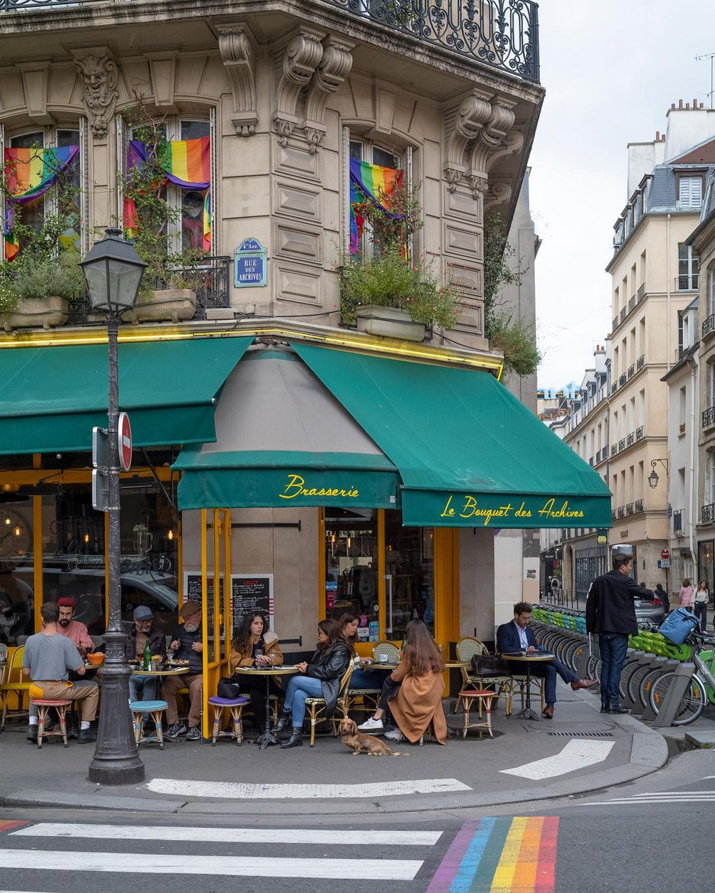 le marais in paris france