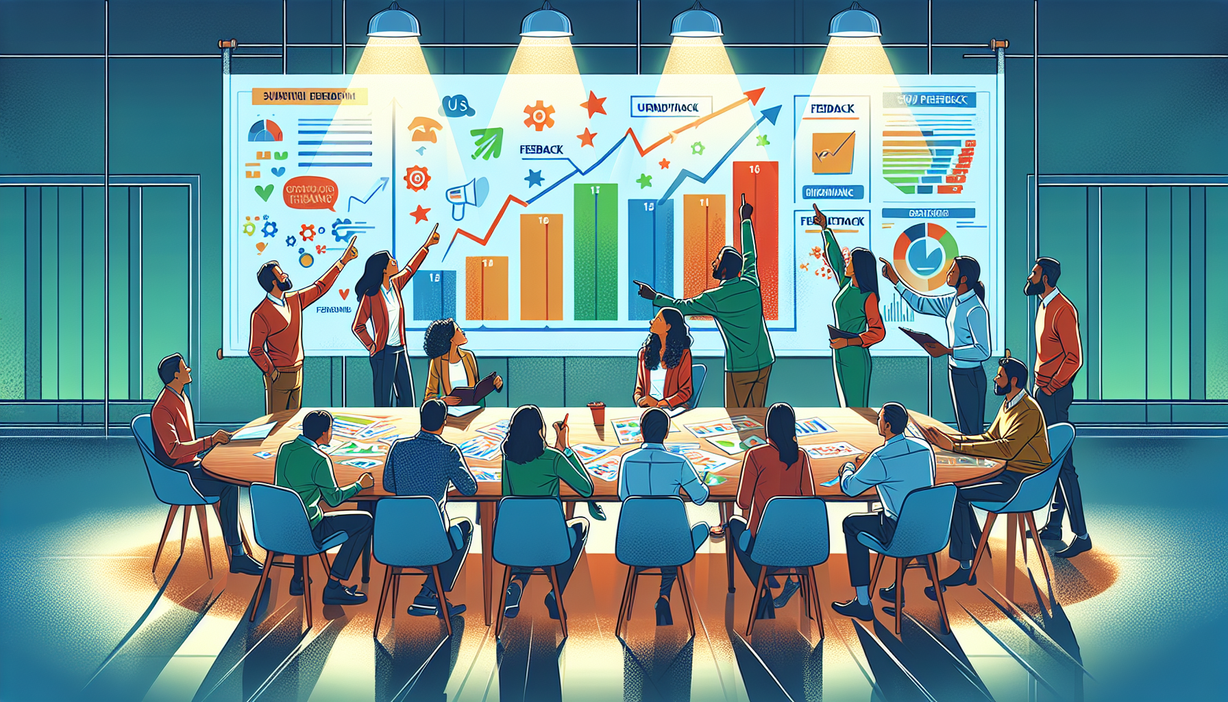 Sustaining change post-implementation through monitoring.