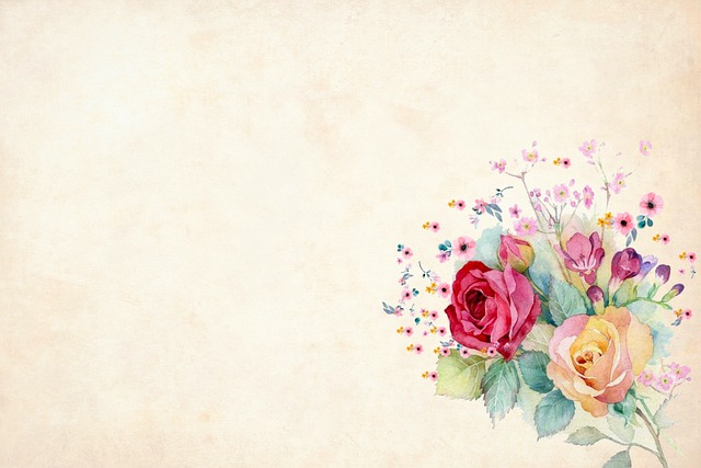 floral background, greeting card, floral wallpaper