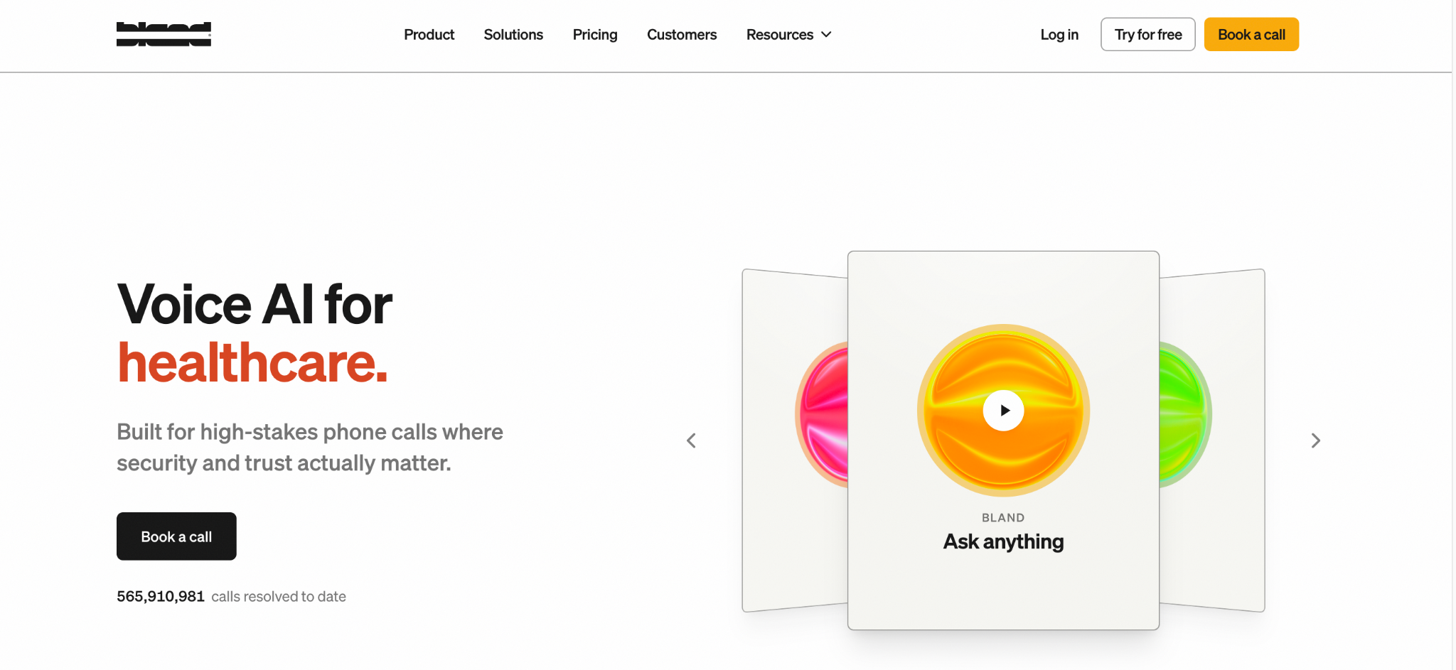 Bland AI voice ai agents 