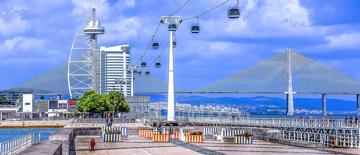 A picture of Lisbon in December with its bright sunny days and outdoor activities