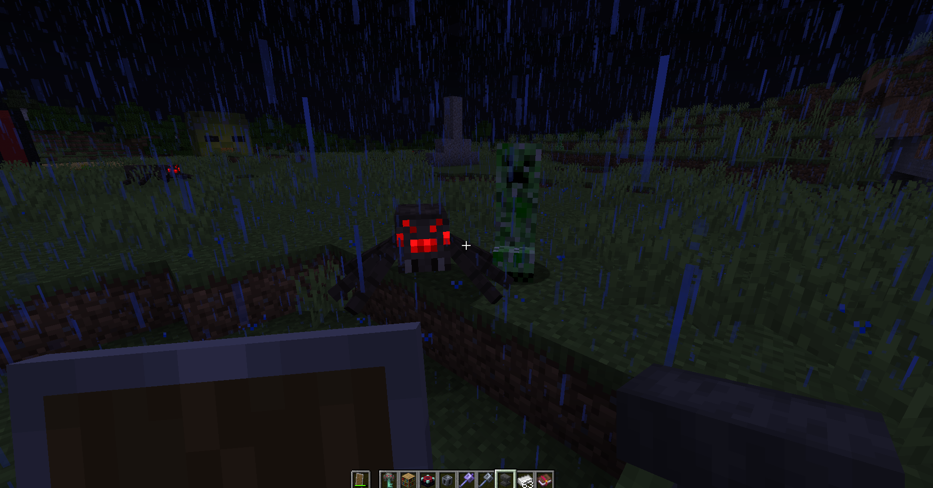 Mobs with no natural armor.