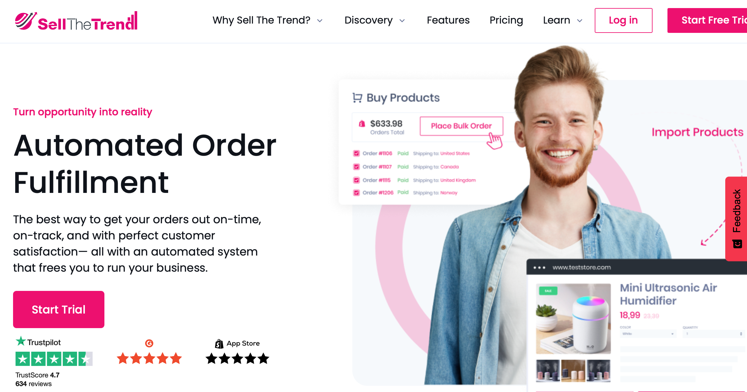 shopify fulfillment - sell the trend 