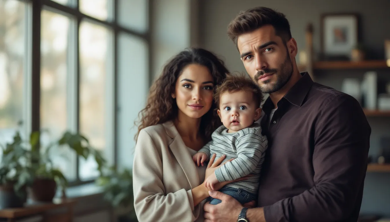 A family reaching out for legal help, representing the importance of contacting an attorney for birth injuries.