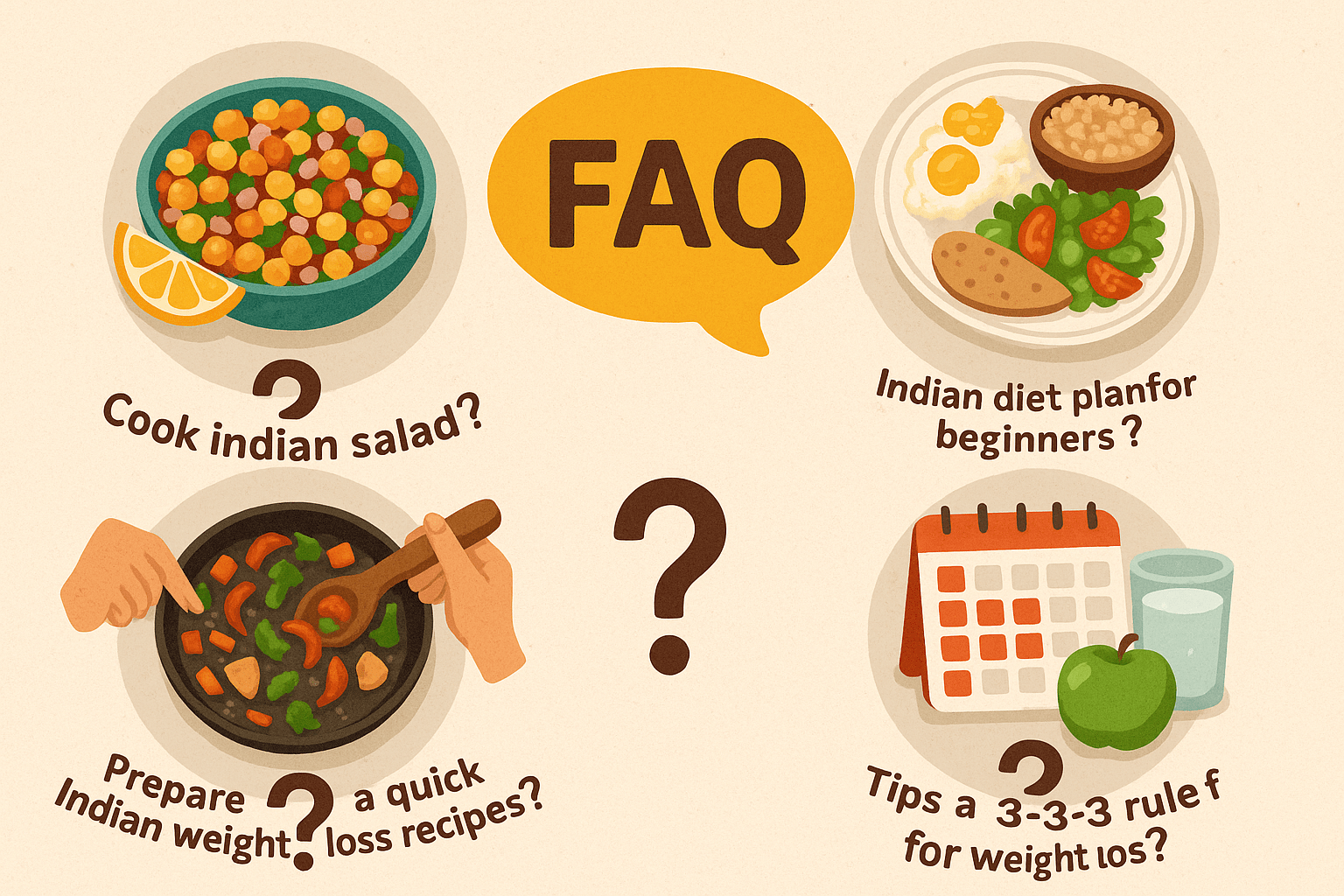 FAQs on Indian Weight Loss Recipes