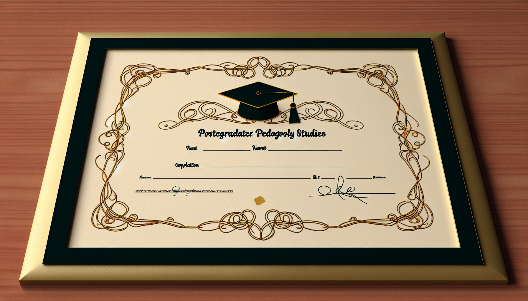 Certyfikat ukończenia studiów podyplomowych pedagogika