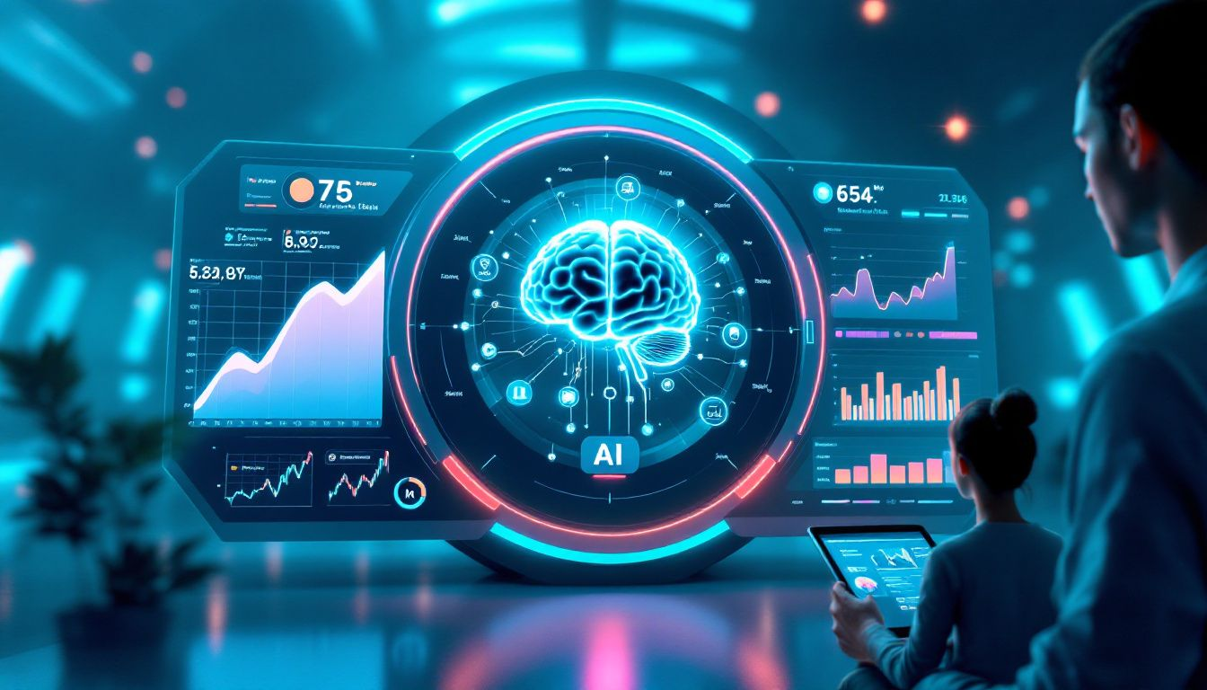 A visual representation depicting AI's role in personalized financial planning.