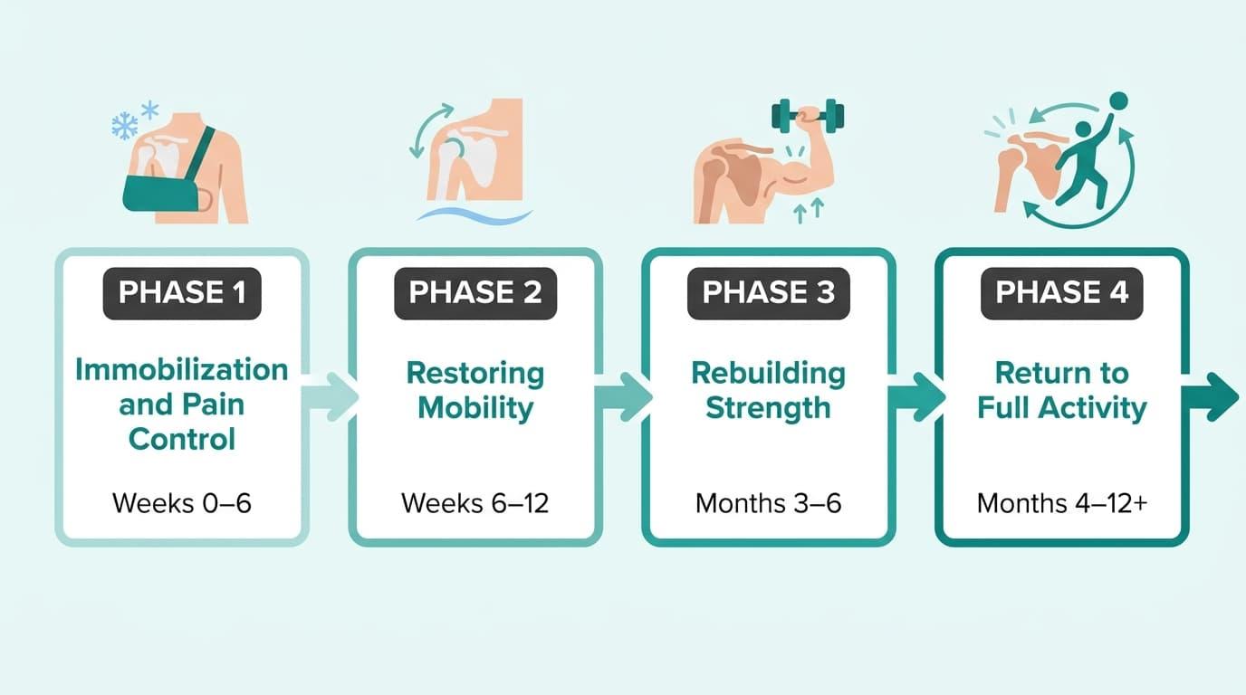 The Four Phases of Rotator Cuff Physical Therapy Rehabilitation