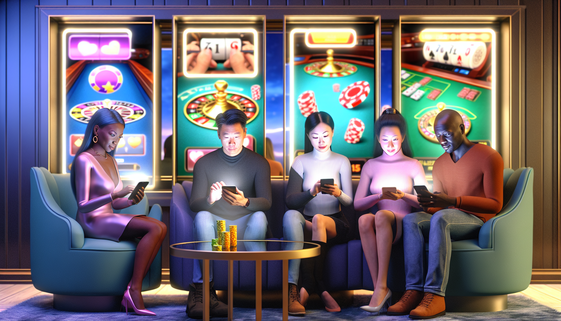 Best Mobile Casino Experience - Image of a person using a mobile casino app