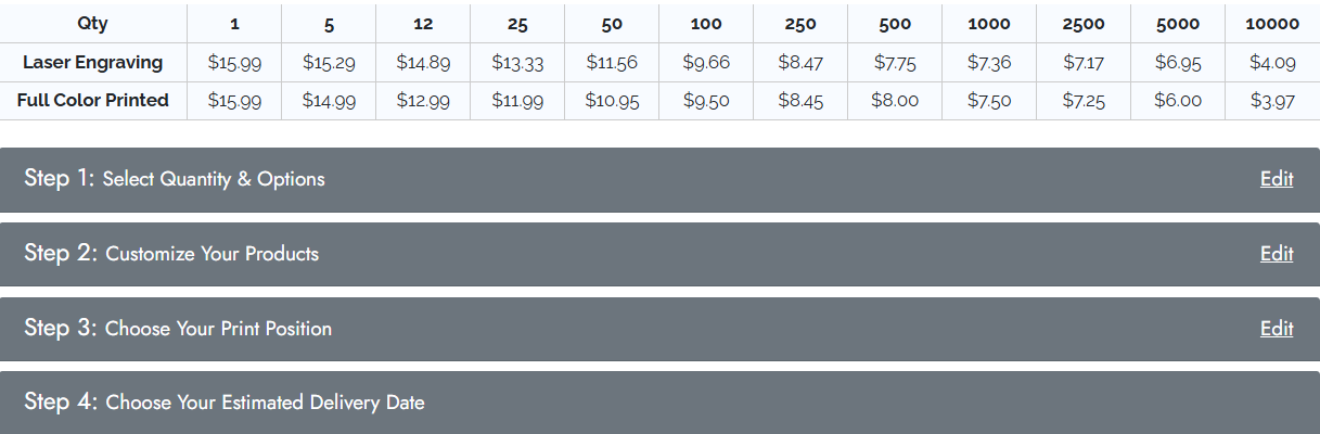 Order early for the best pricing and inventory