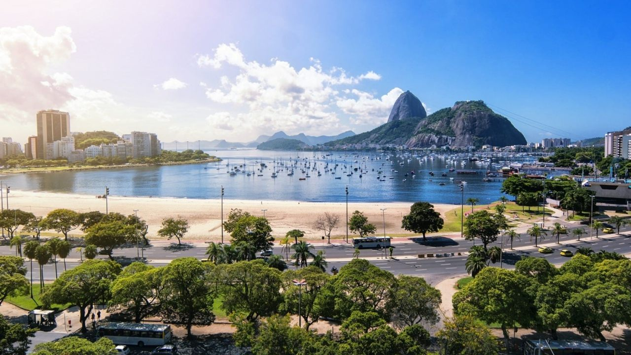 Vista panorâmica da Enseada de Botafogo. Imagem: Creative Commons.