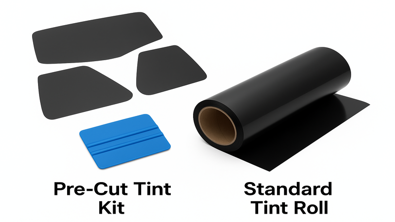Both pre-cut and standard window tints offer excellent sun protection