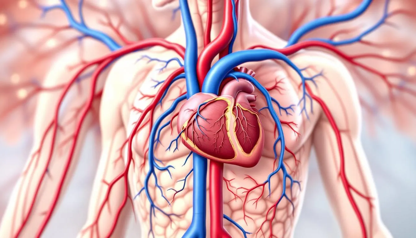 The illustration depicts a vibrant representation of good blood circulation, highlighting the benefits of sauna bathing. It showcases blood vessels dilating and enhanced blood flow, emphasizing the positive effects of regular sauna sessions on cardiovascular health.