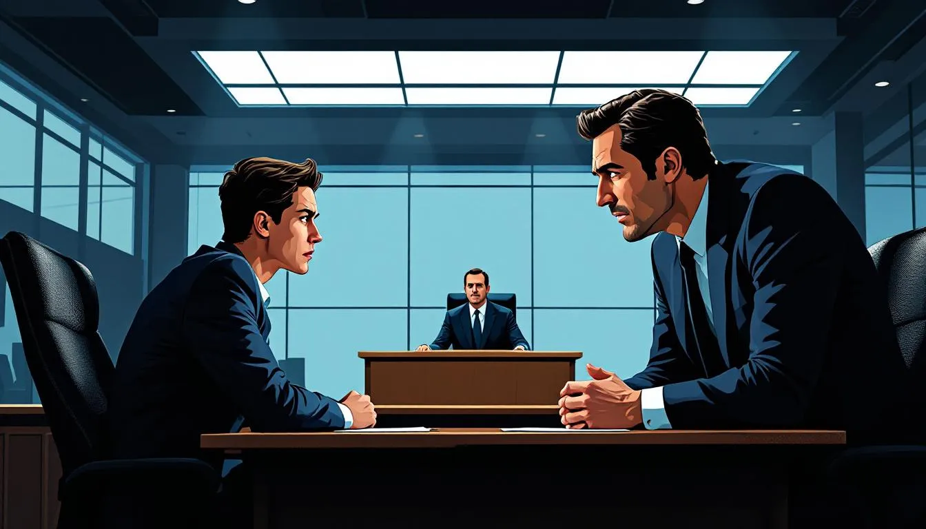 An illustration of a concerned individual consulting with an uber sexual assault lawyer.