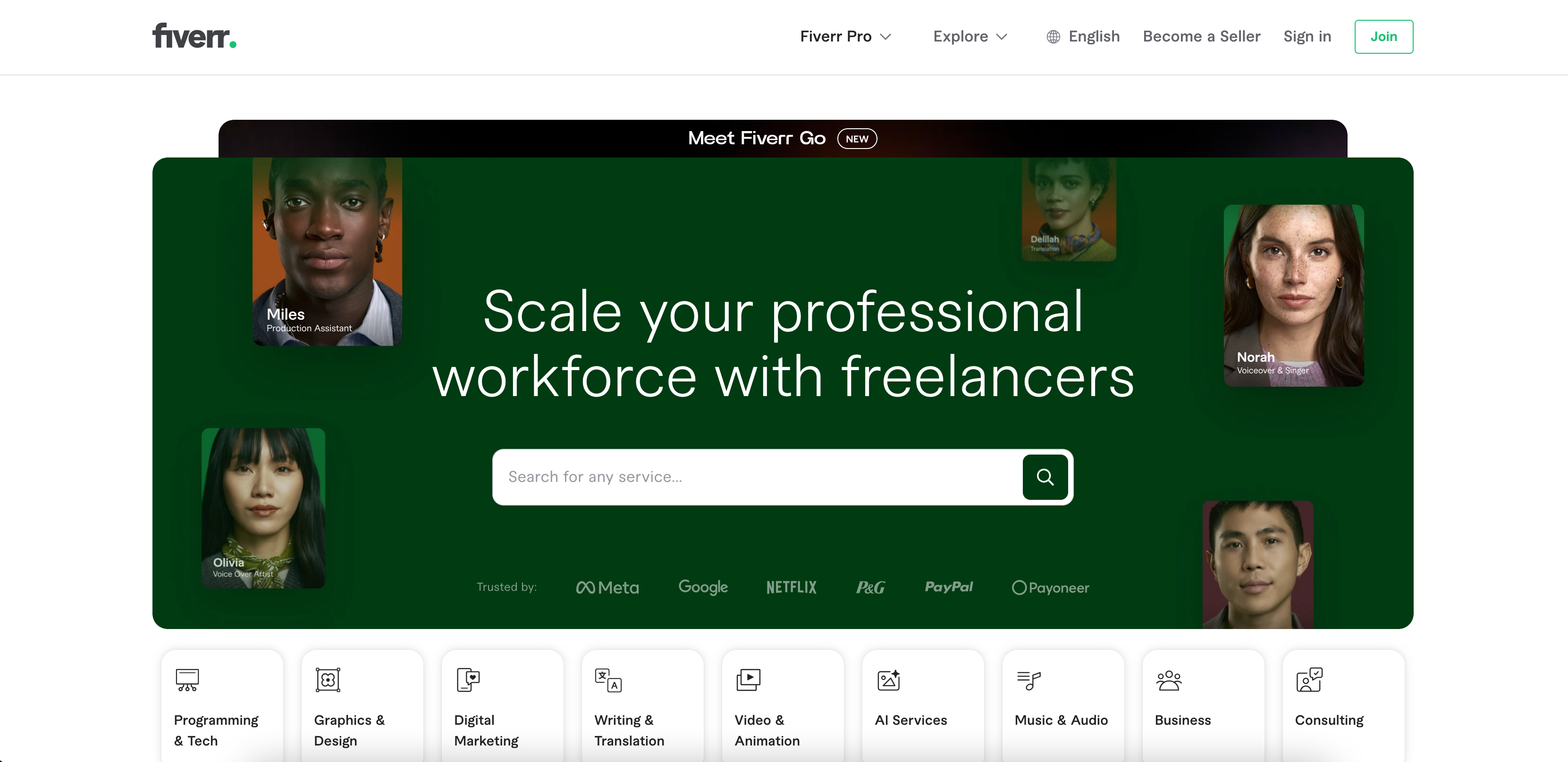 Fiverr is a popular platform where businesses can hire freelance graphic designers