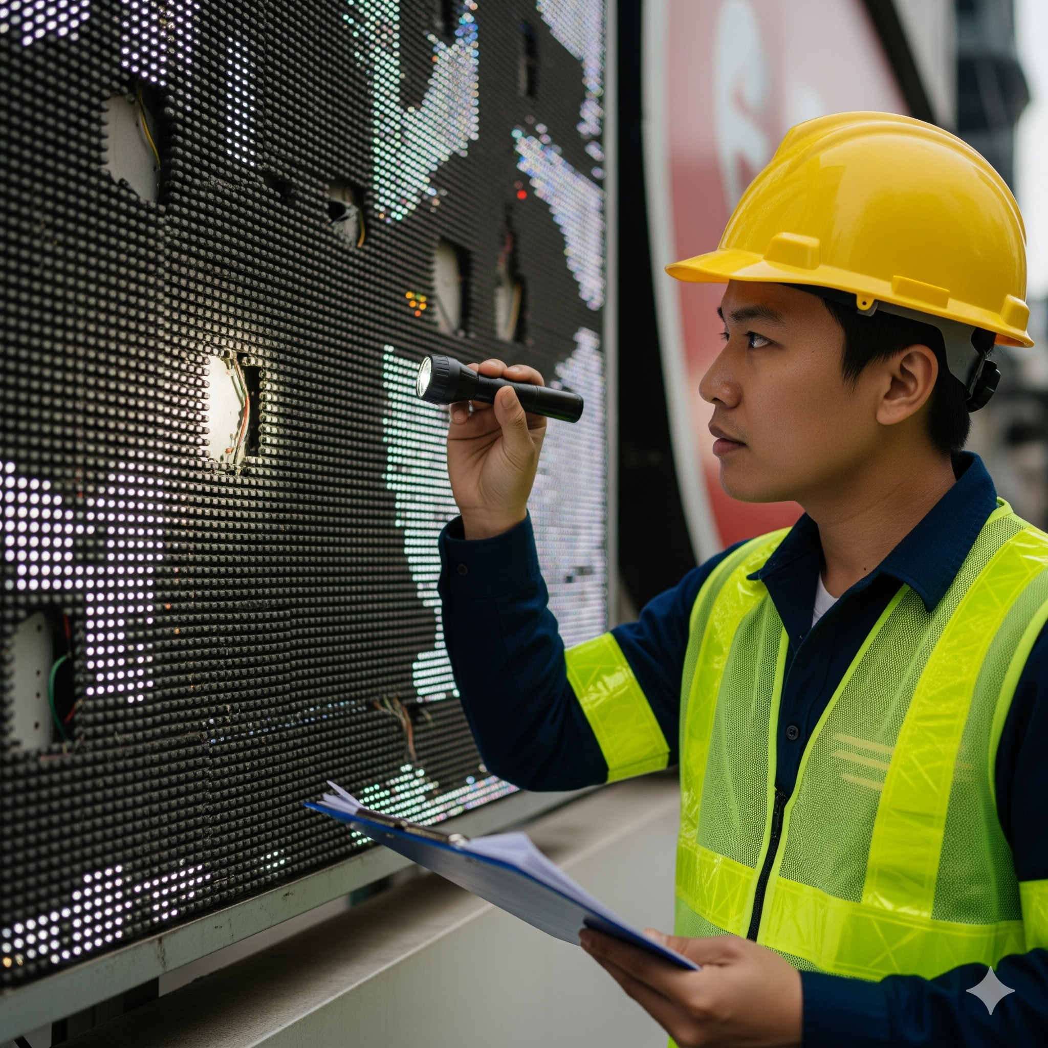inspect a used LED sign before buyingprinted signage