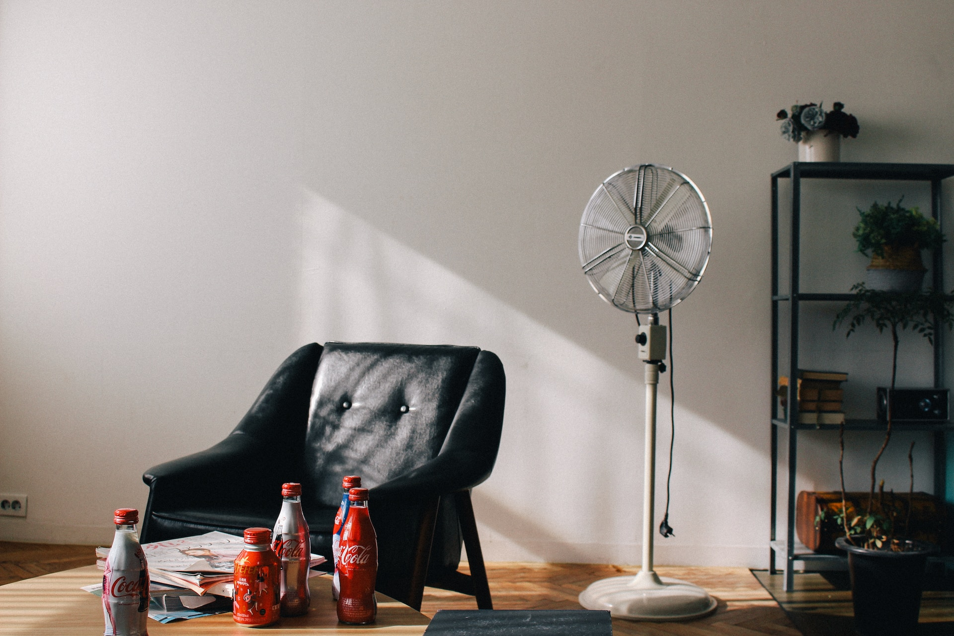 Example of a pedestal fan 