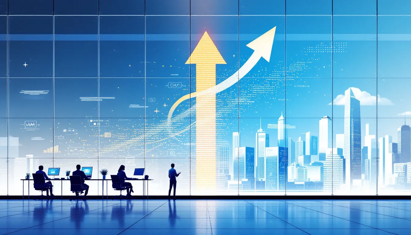 An illustration of digital transformation integrated into change management processes.