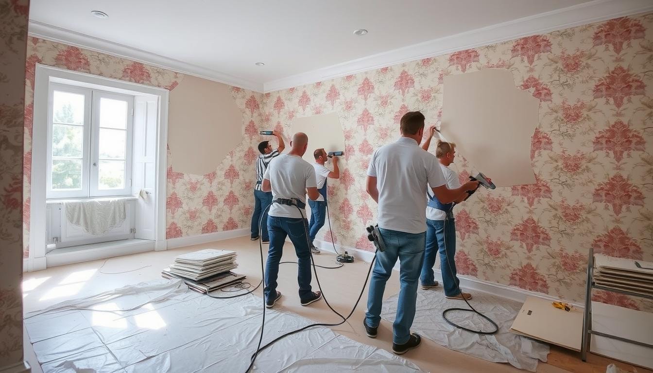 professional wallpaper removal