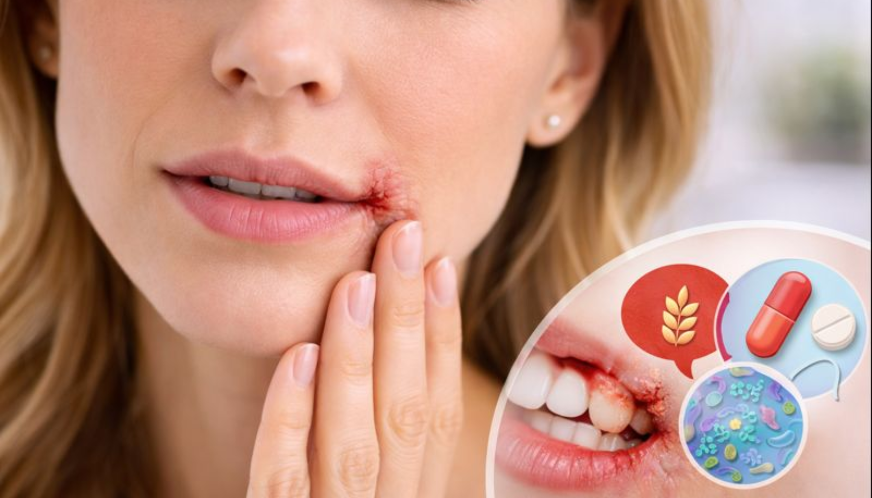 Angular Cheilitis: Sår i Munnviken og Hva Det Betyr for Munnhelsen