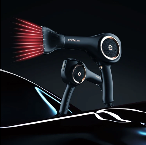 The Masters 2K2 Digital Infrared Blow Dryer Black is a high-quality hair styling tool that features advanced infrared technology for efficient drying. 