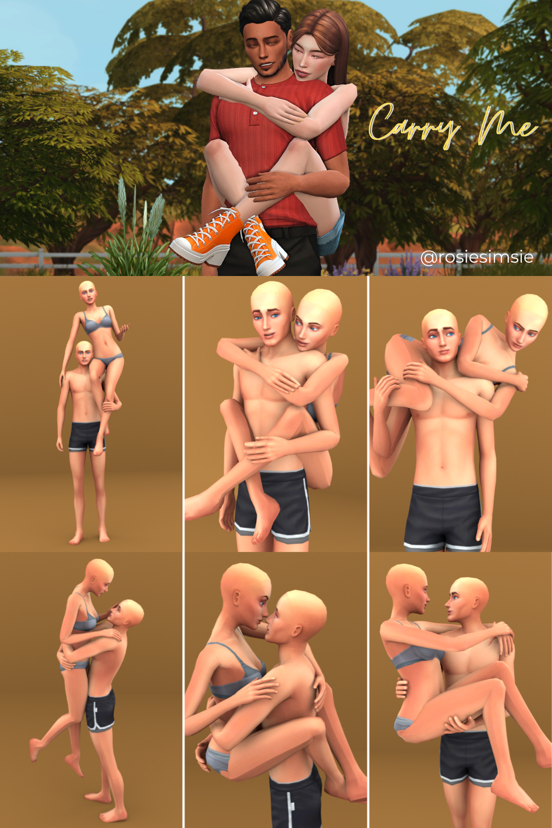 Carry Me Pose Pack