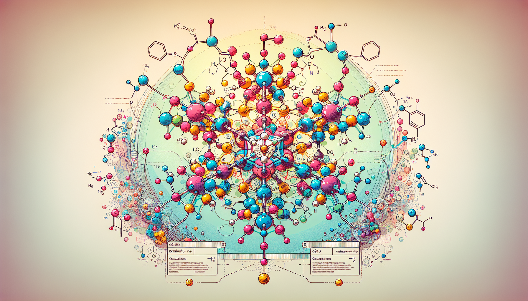 An illustration showing the structure of HHC-O.