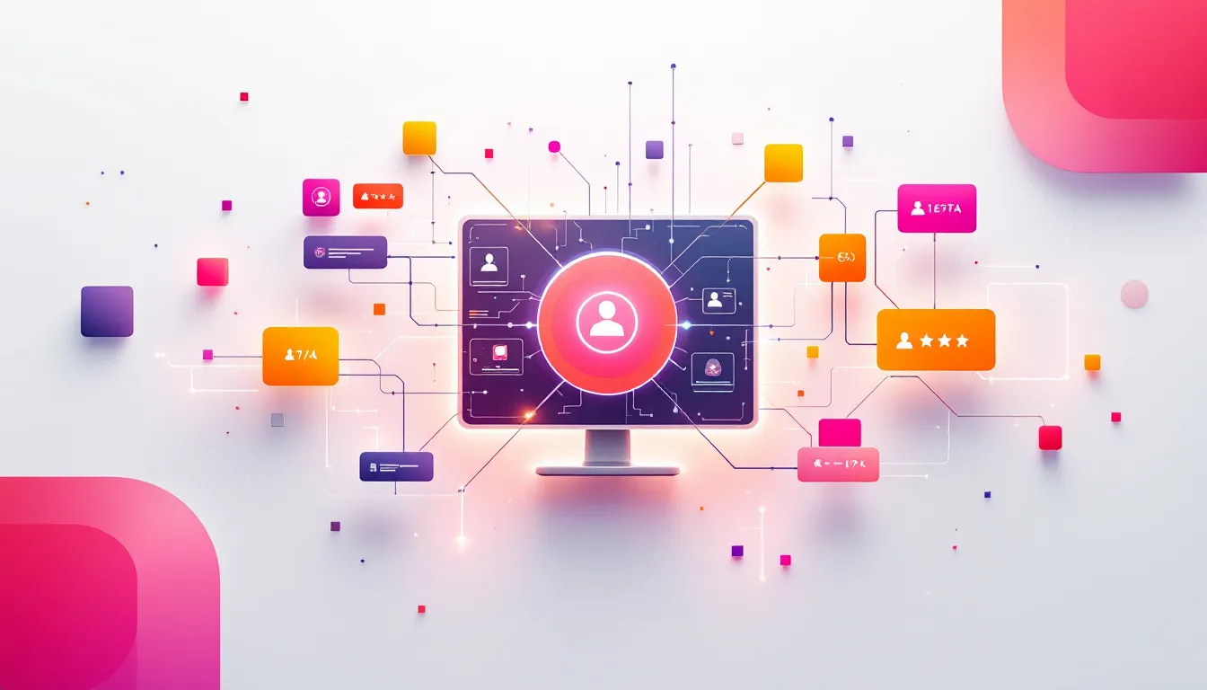 An illustration representing one-to-one marketing strategies.